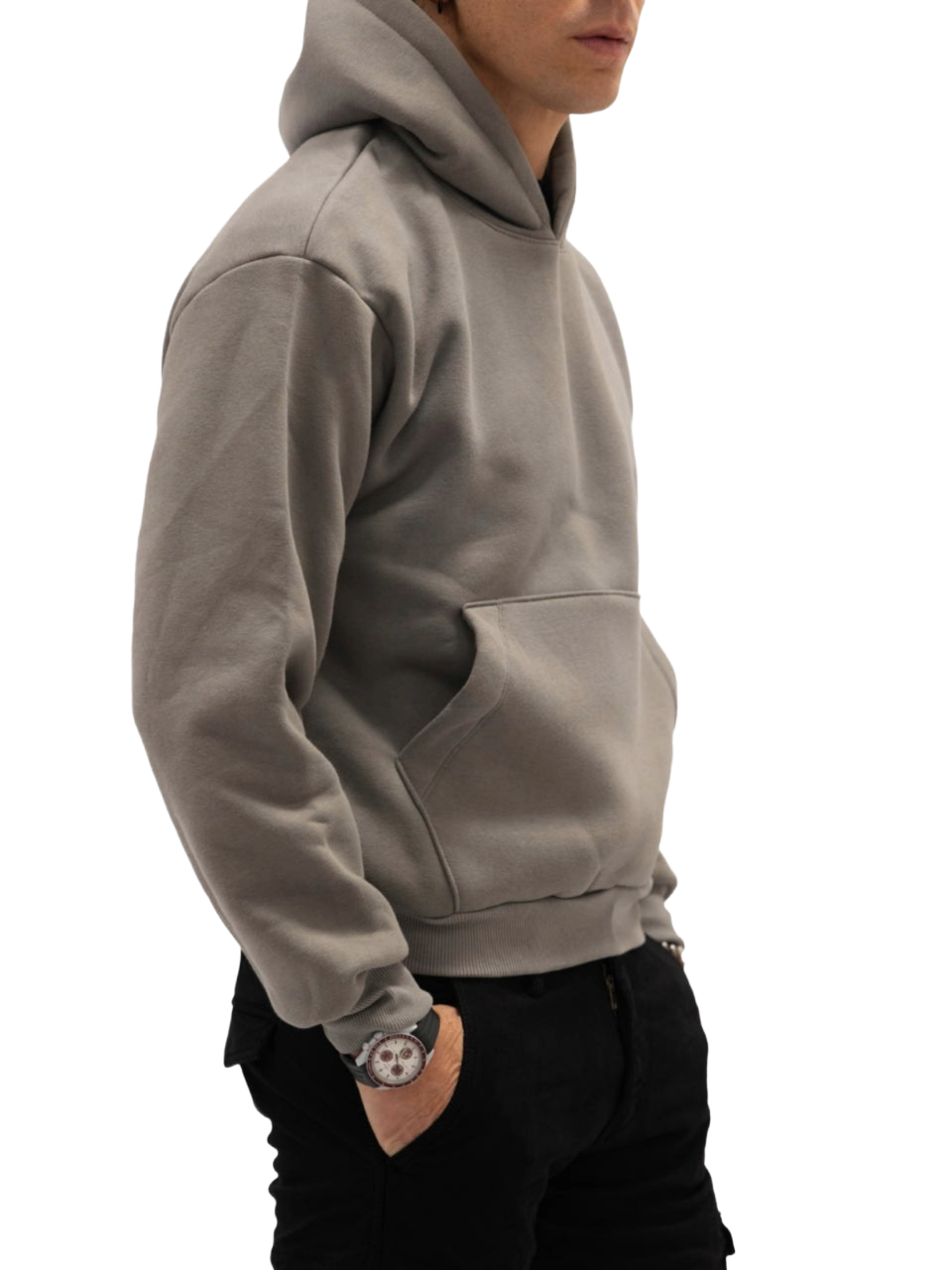 Felpa Boxy Felpata Iron Grey