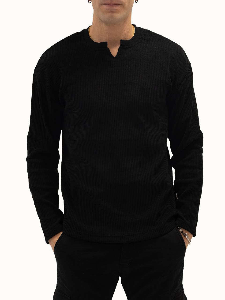 Felpa Florida in Velluto Black