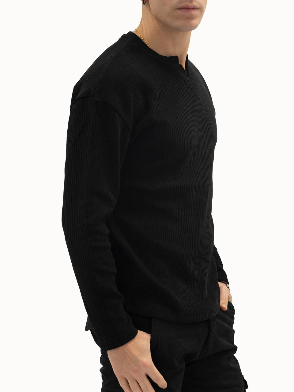 Felpa Florida in Velluto Black