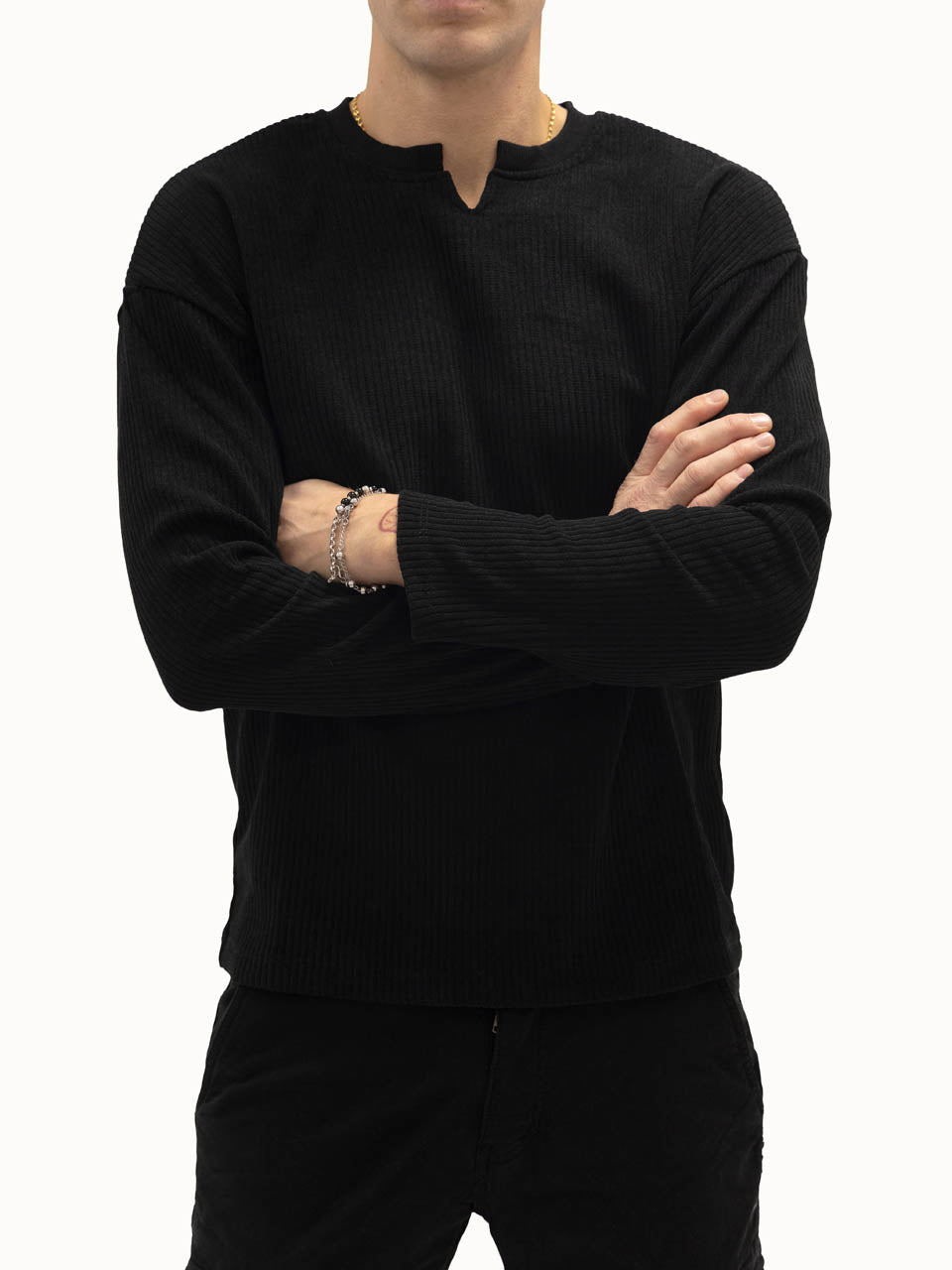 Felpa Florida in Velluto Black