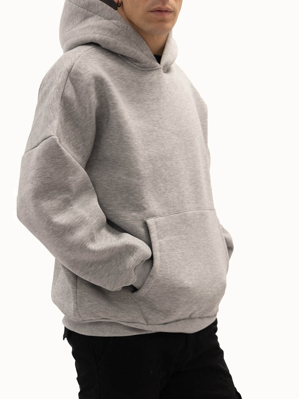 Felpa Oversize Felpata Grey