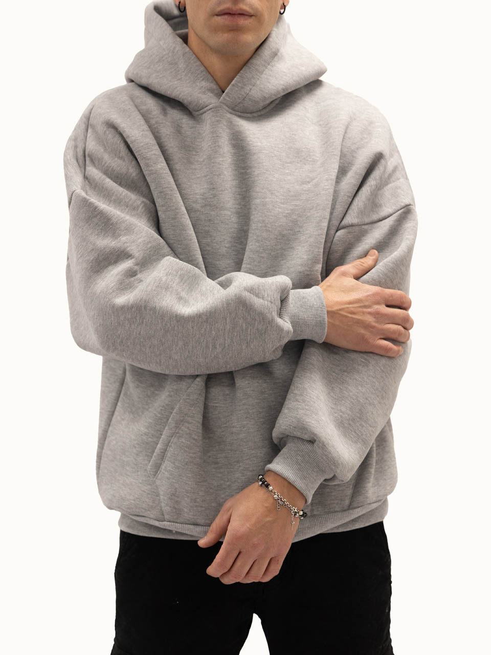 Felpa Oversize Felpata Grey