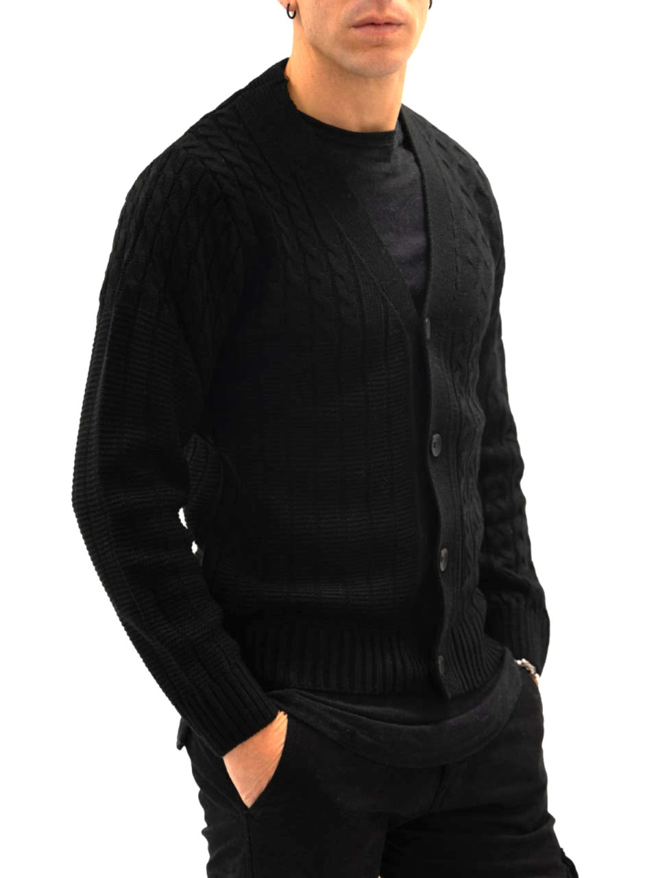 Cardigan Lugano Black