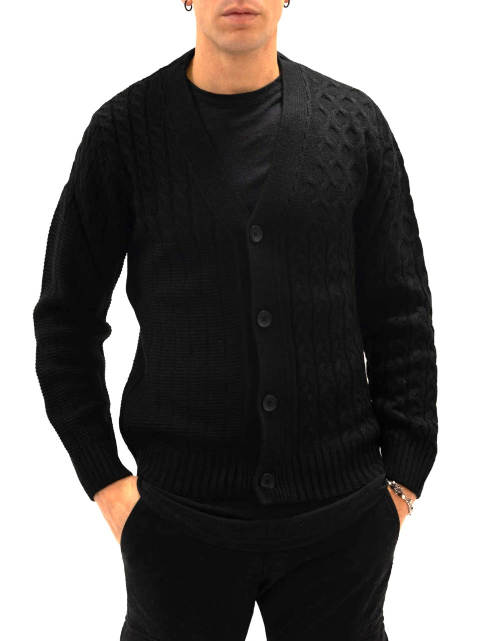 Cardigan Lugano Black