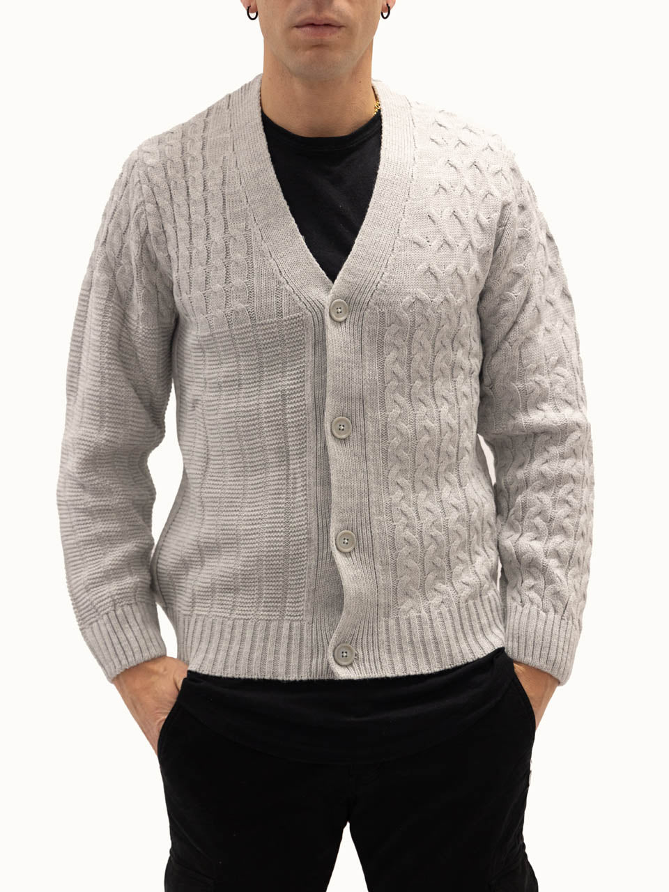 Cardigan Lugano Grey