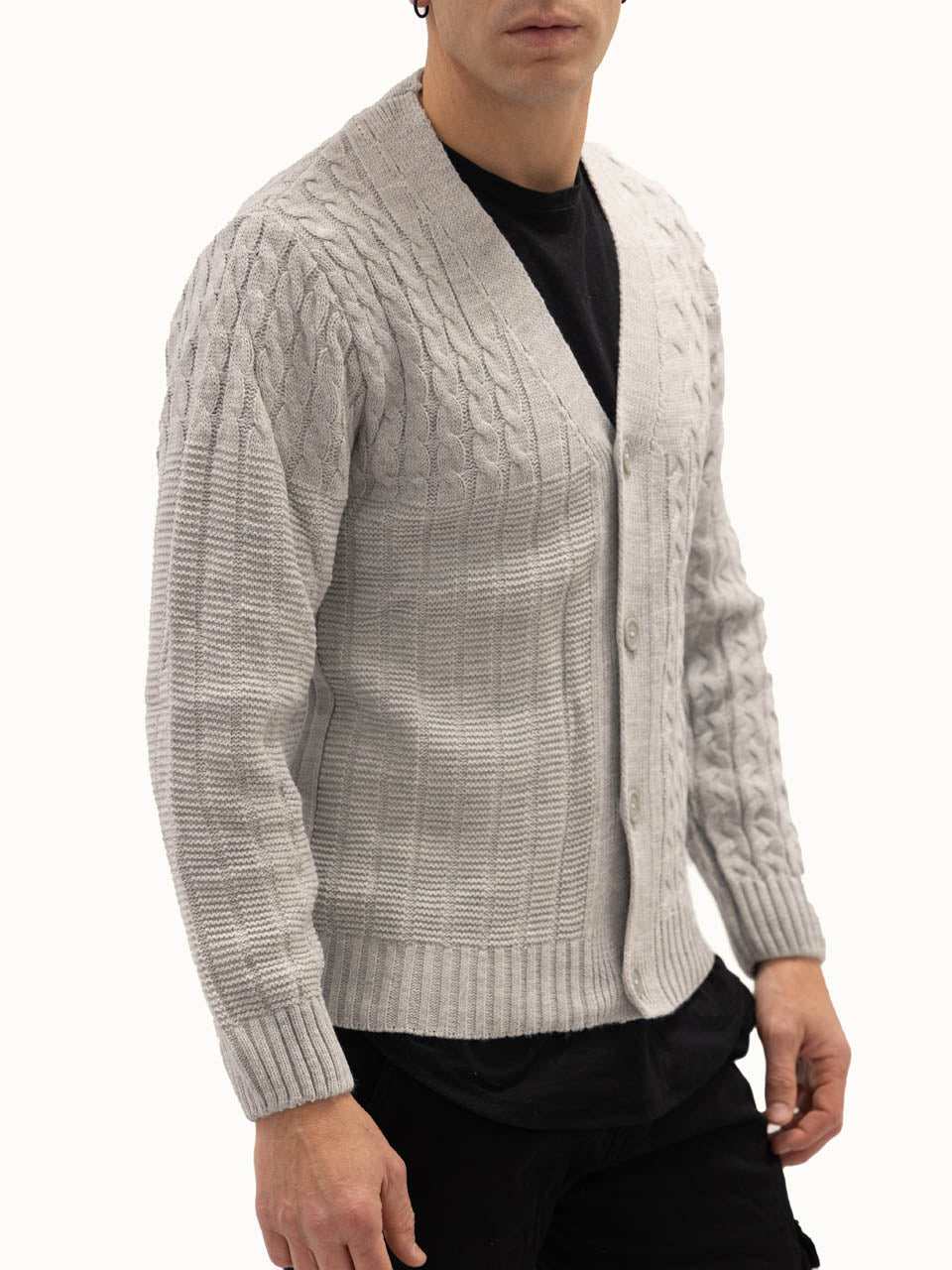 Cardigan Lugano Grey