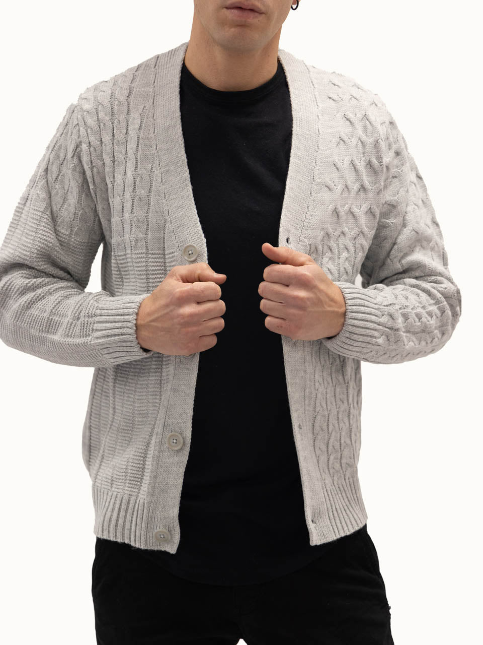 Cardigan Lugano Grey