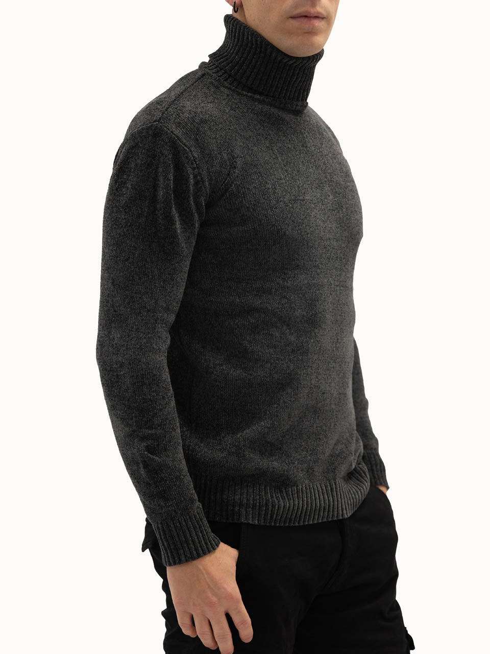 Maglioncino Dolcevita Berlin Slate Grey