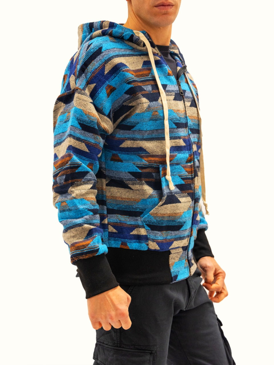 Felpa Alaska con Cappuccio Blue