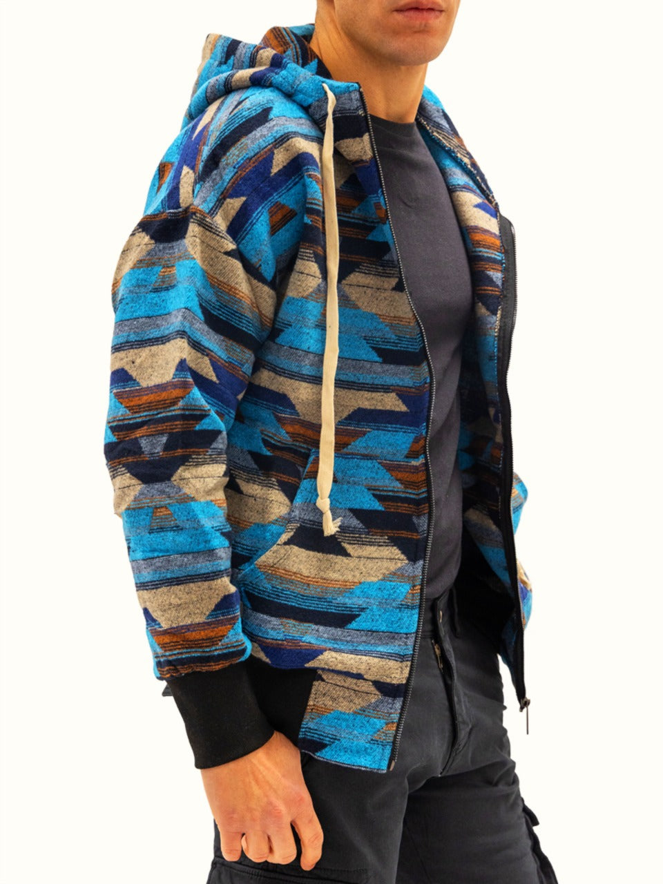 Felpa Alaska con Cappuccio Blue