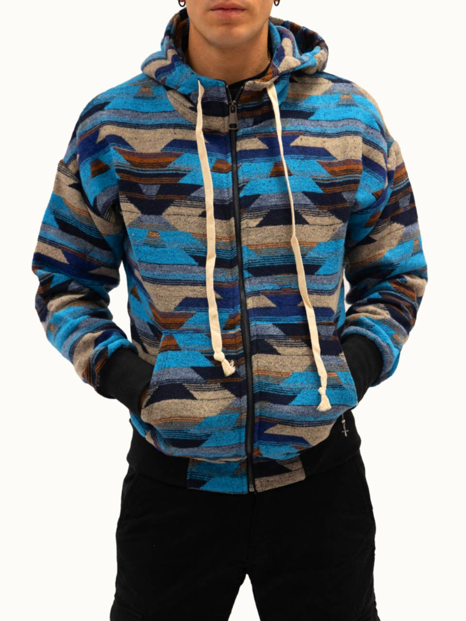 Felpa Alaska con Cappuccio Blue