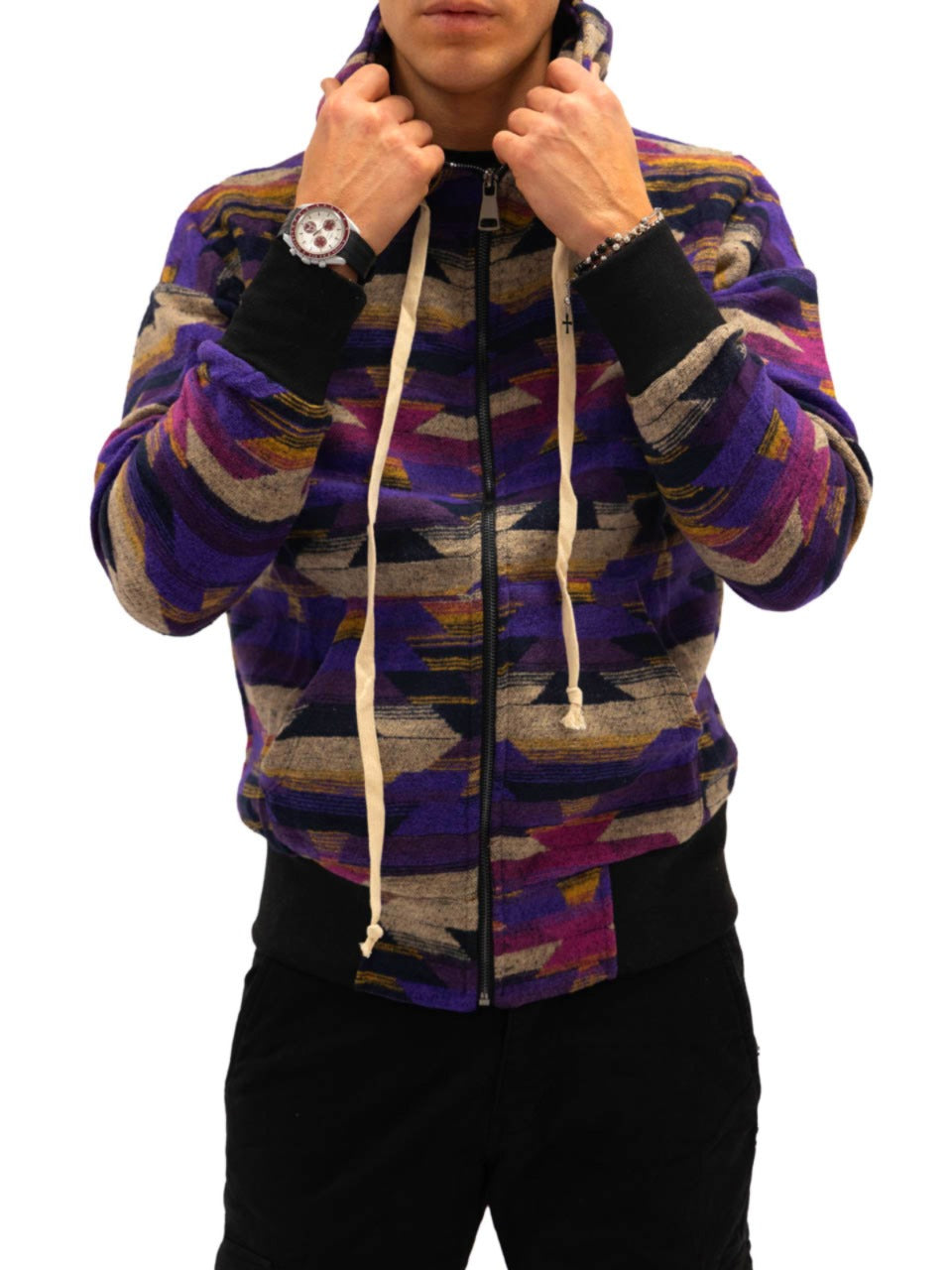 Felpa Alaska con Cappuccio Purple