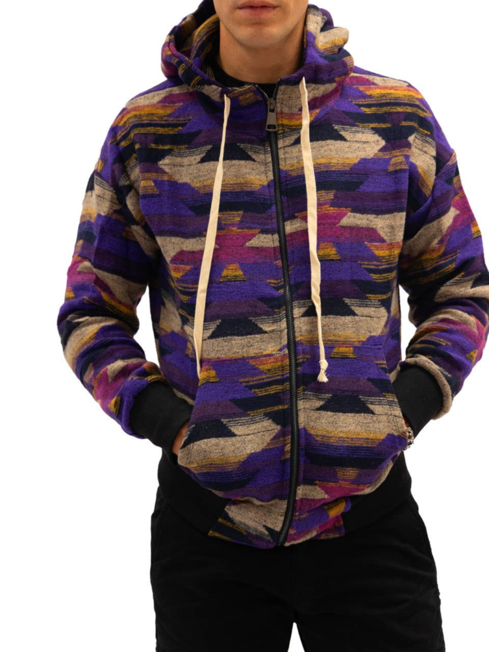 Felpa Alaska con Cappuccio Purple