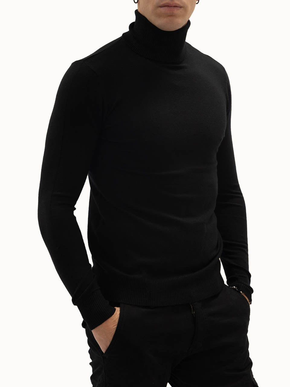 Maglioncino Dolcevita Getsby Black