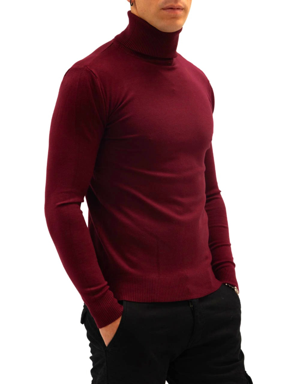 Maglioncino Dolcevita Getsby Bordeaux