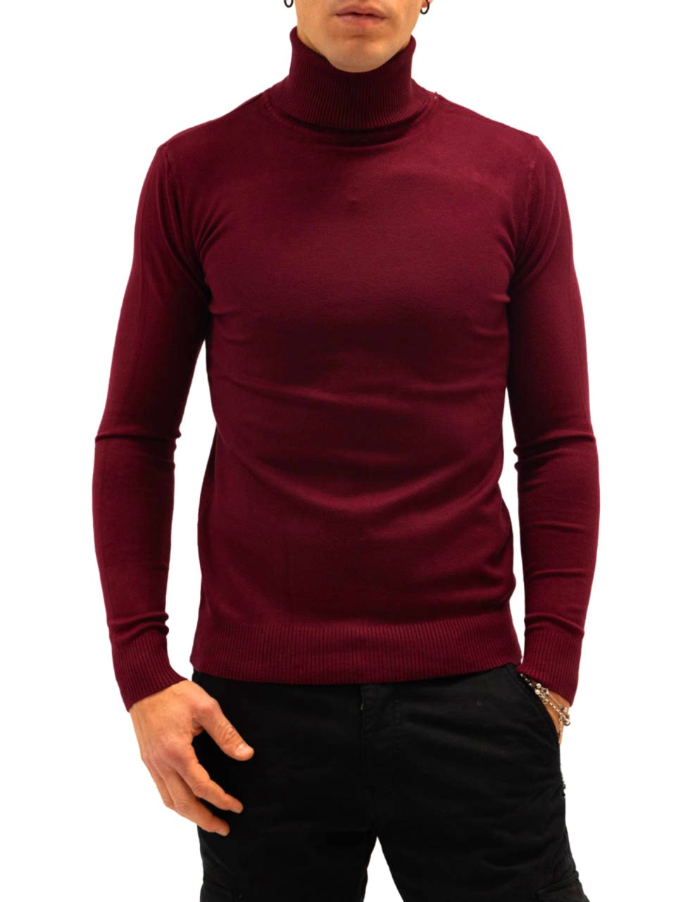 Maglioncino Dolcevita Getsby Bordeaux