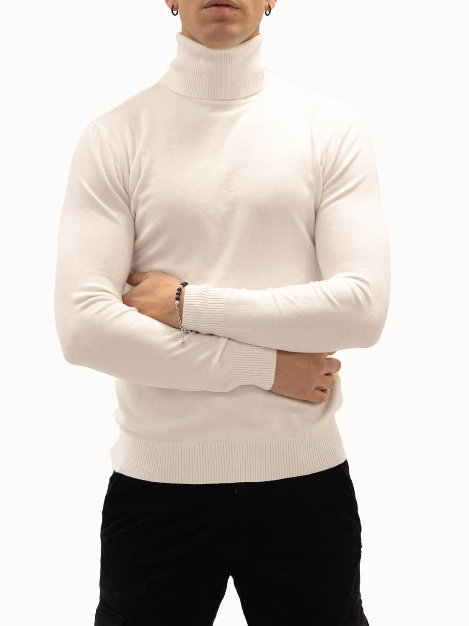 Maglioncino Dolcevita Getsby White