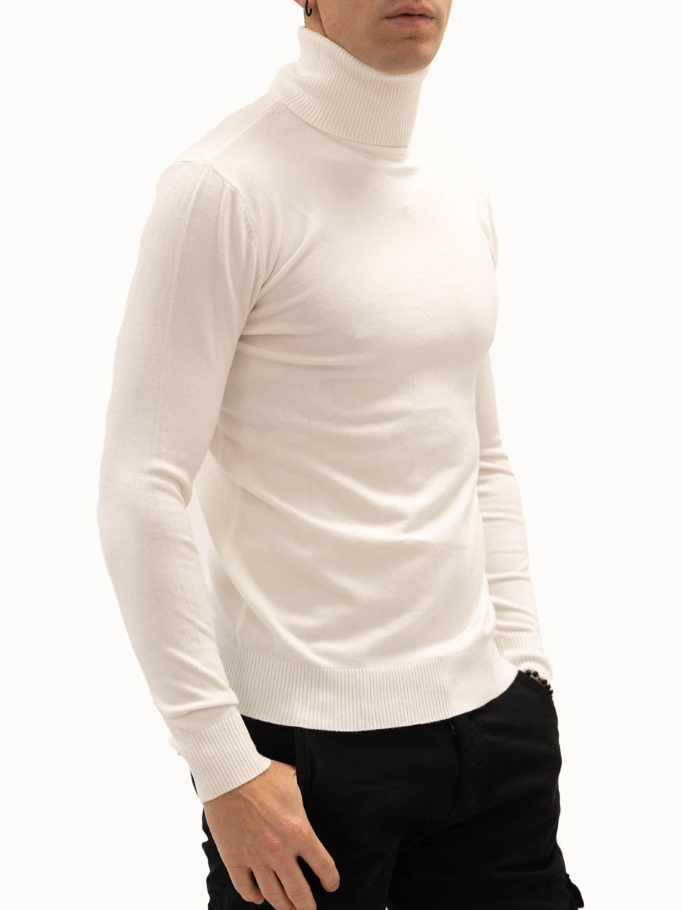 Maglioncino Dolcevita Getsby White