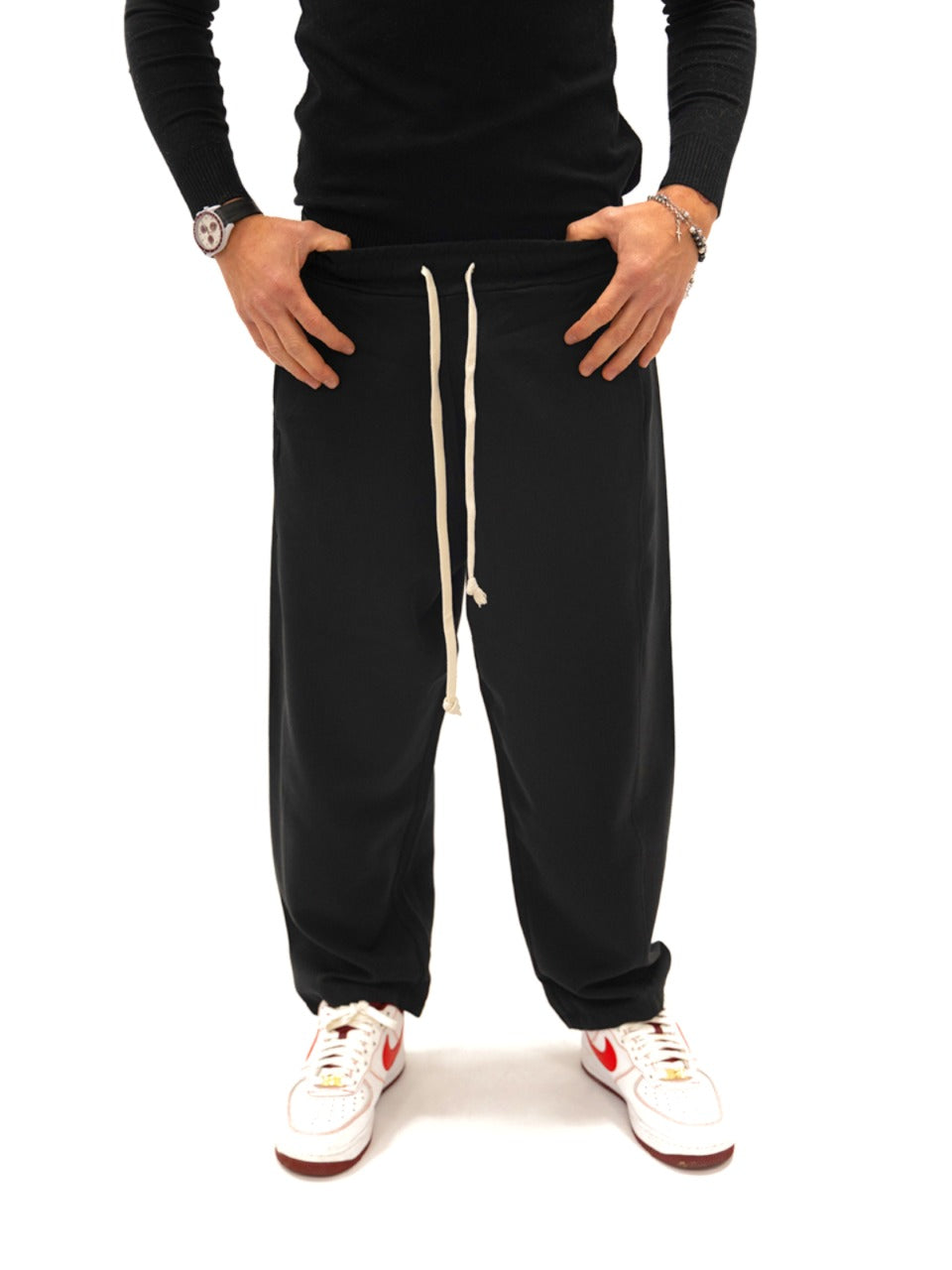 Pantalone Japan Fondo Largo Black