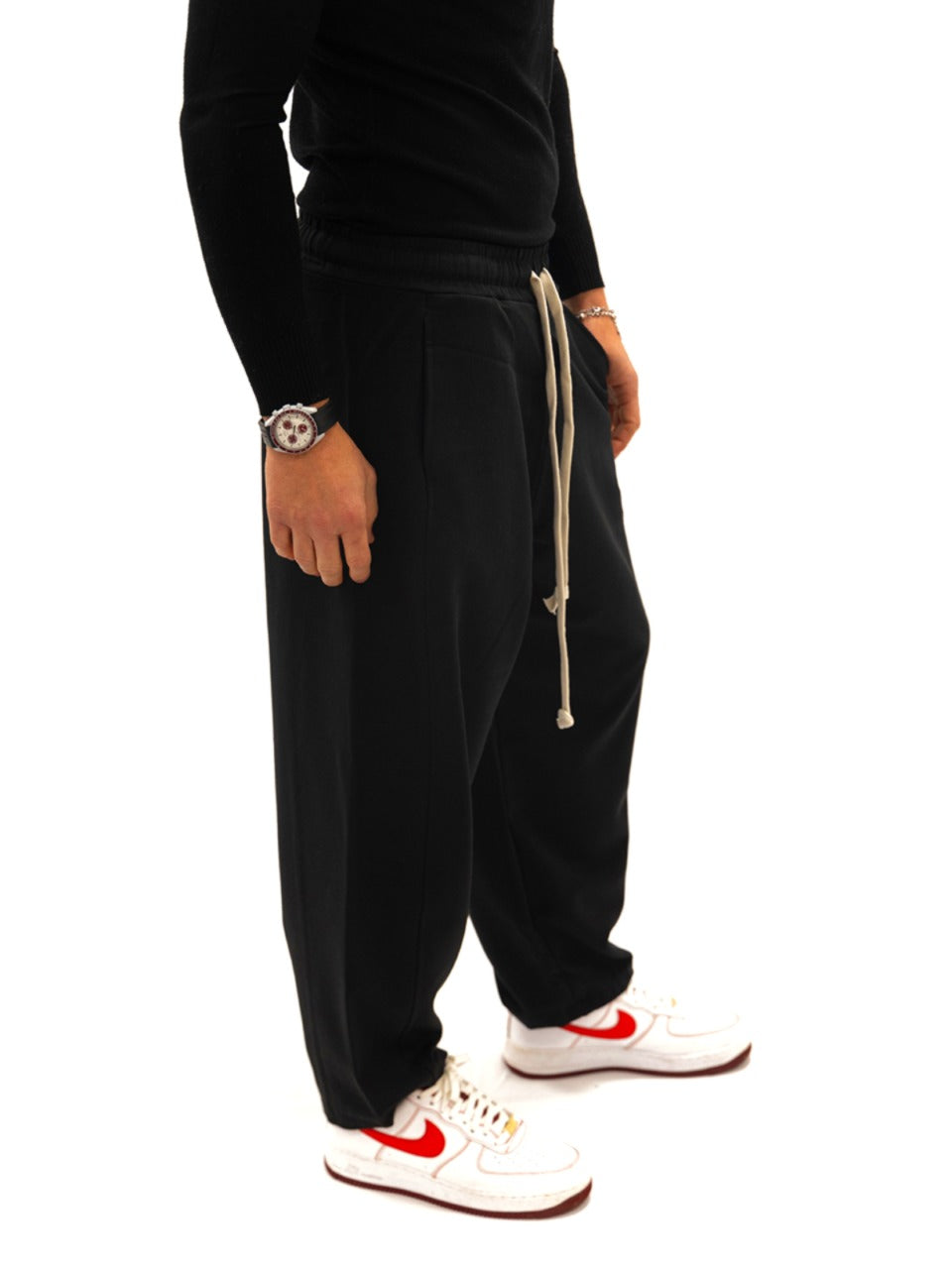 Pantalone Japan Fondo Largo Black