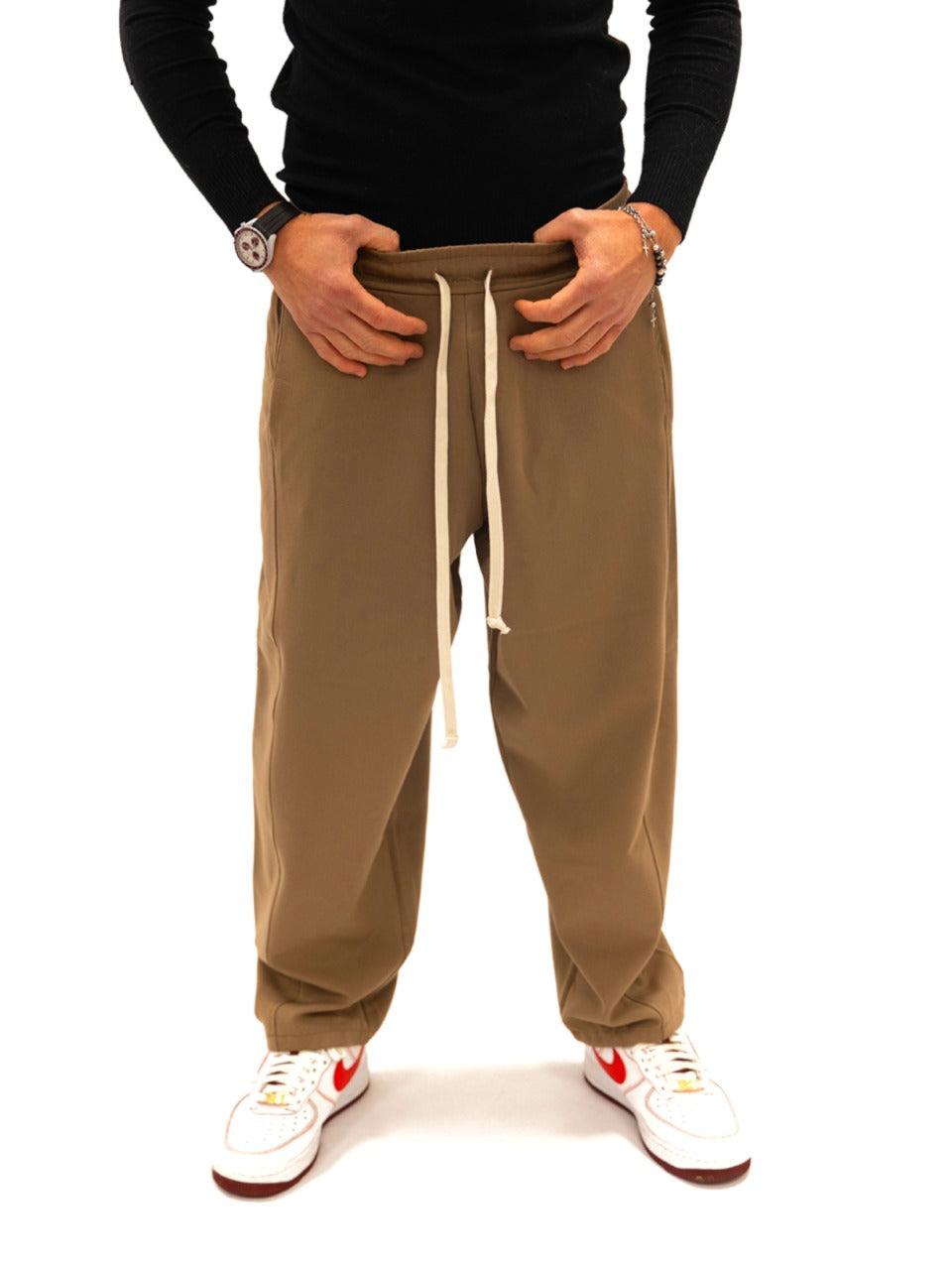 Pantalone Japan Fondo Largo Camel