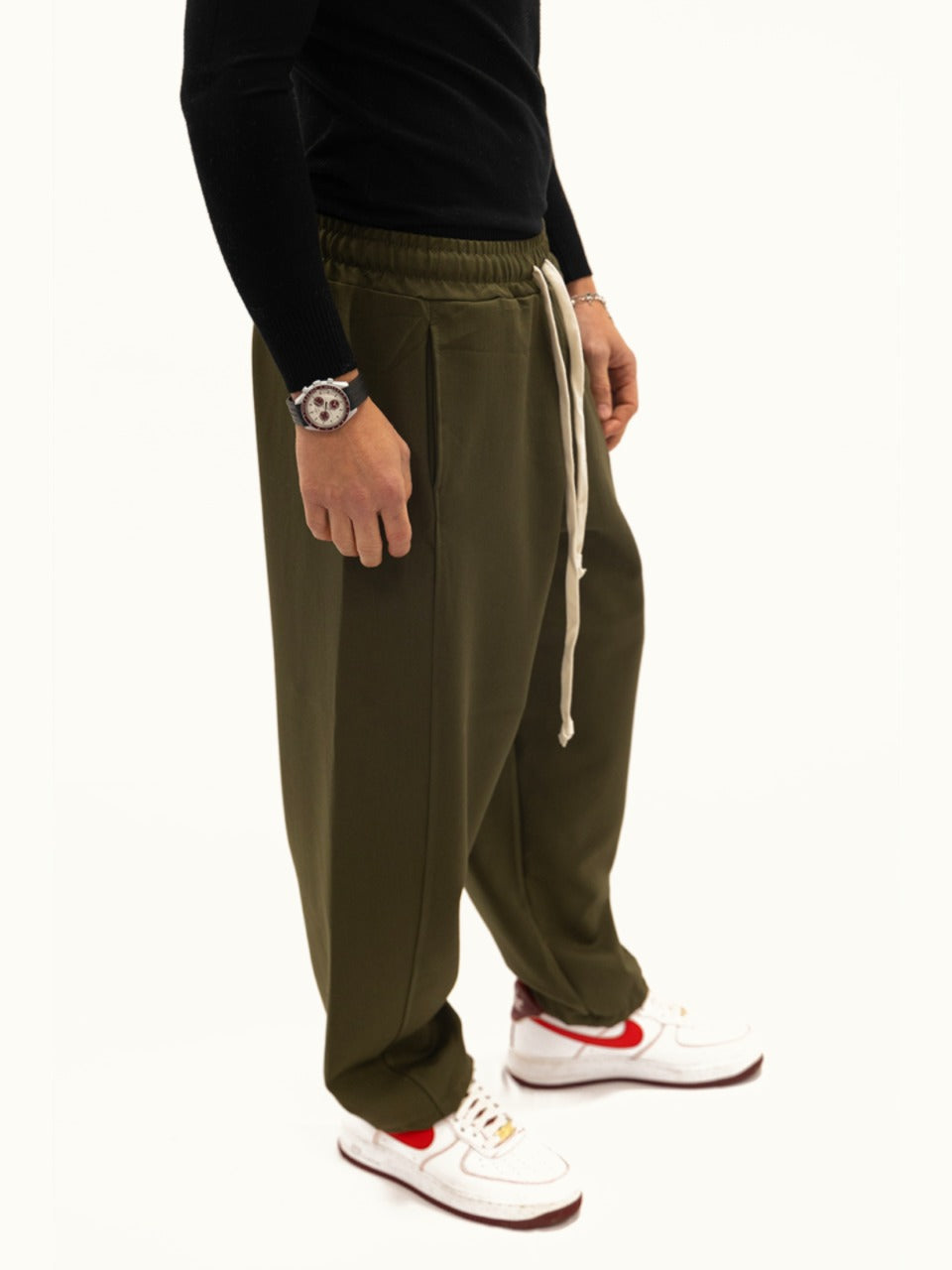 Pantalone Japan Fondo Largo Forest Green