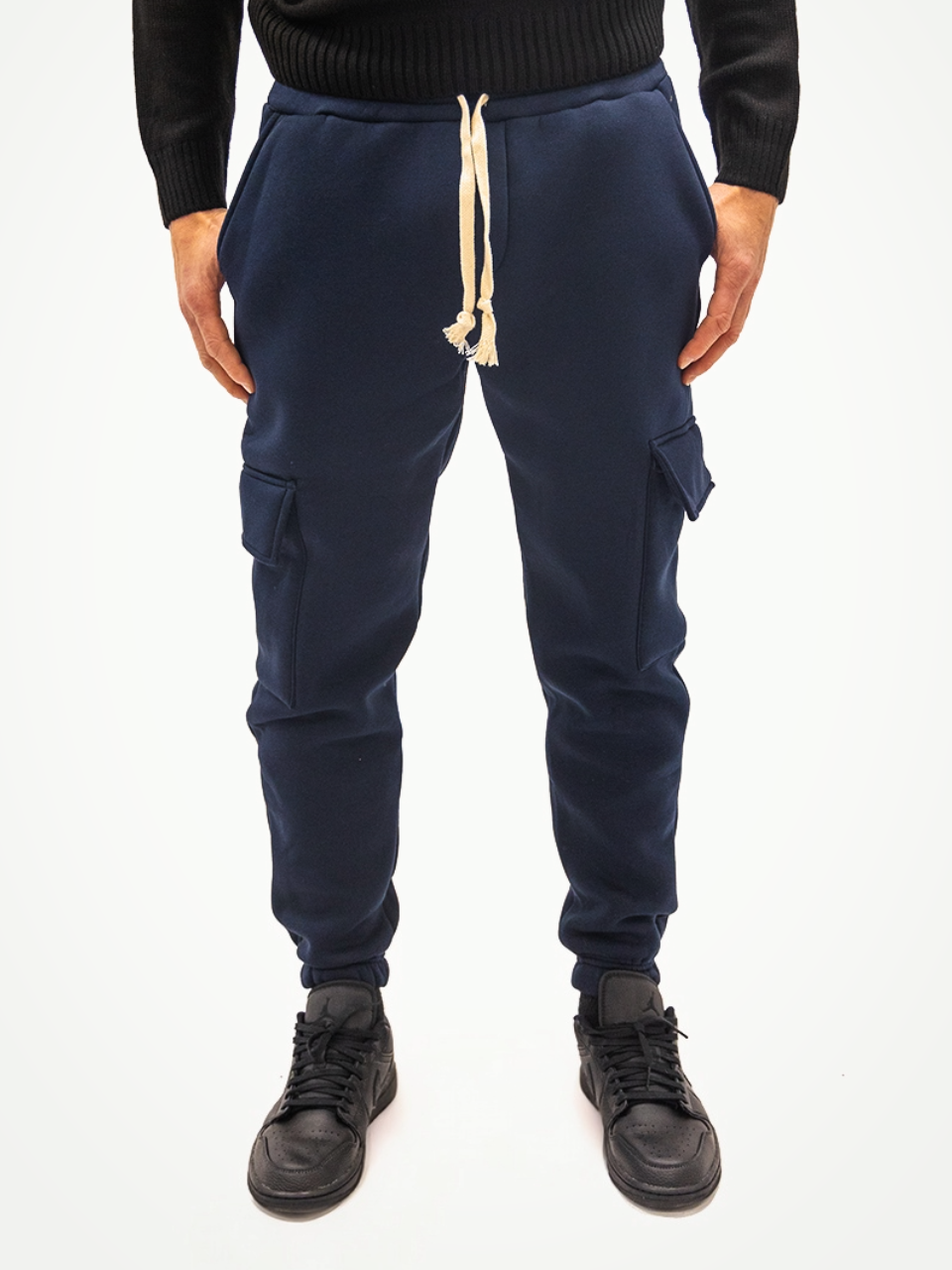 Pantatuta Cargo Felpata Blue