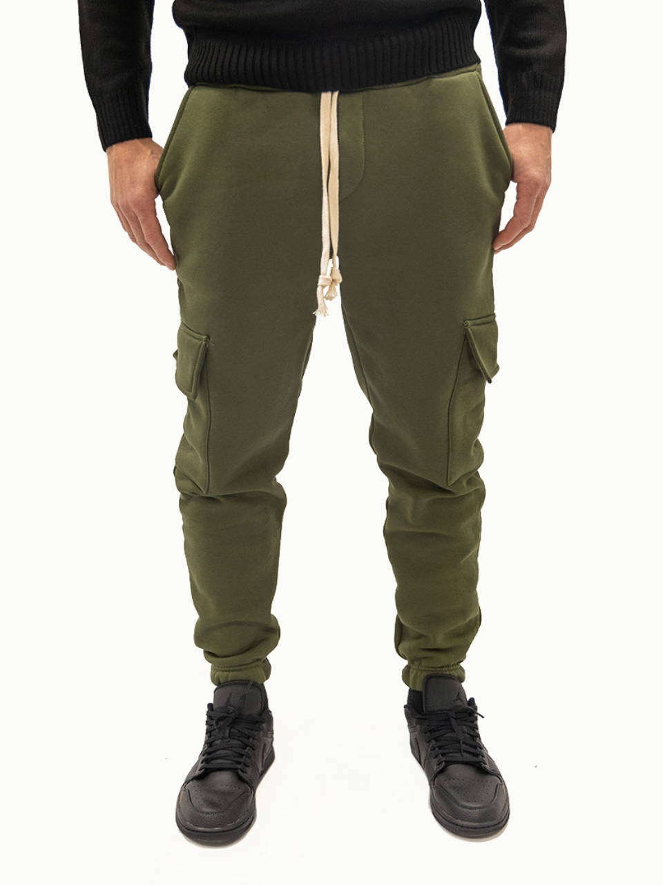 Pantatuta Cargo Felpata Military Green