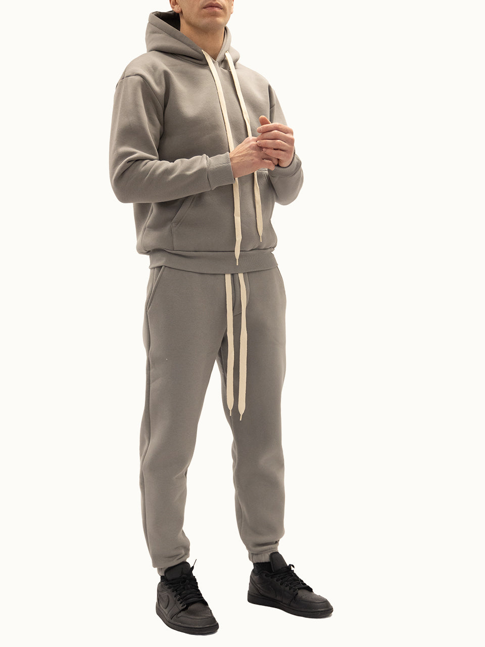 Tuta Completa Felpata Iron Grey