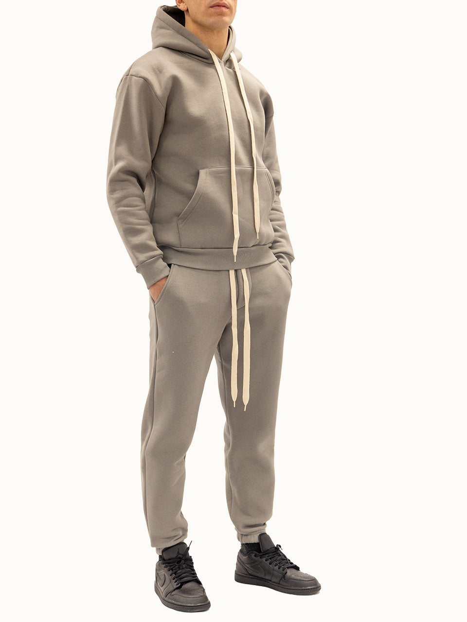 Tuta Completa Felpata Iron Grey