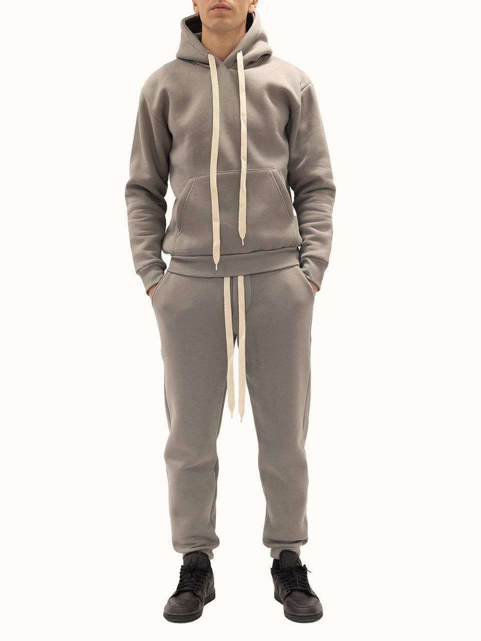 Tuta Completa Felpata Iron Grey